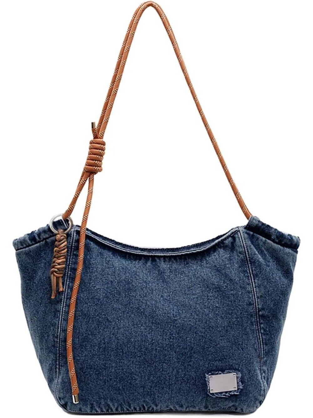 Women Denim Tote Bag Casual Trendy Crossbody Shoulder Handbags | Jean Bag With A